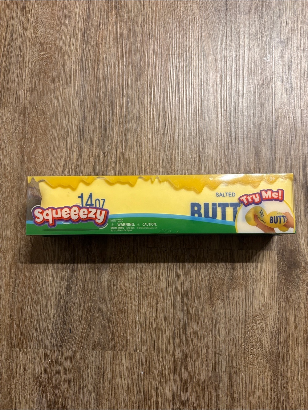 Salted Butter Novelty Squeeze Toy - Yellow